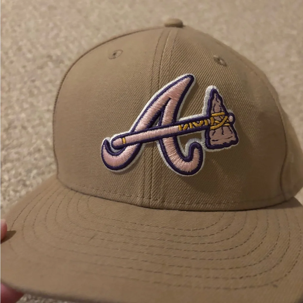 New era atlanta braves 30th season hat 7 5/8 - Picture 2 of 5